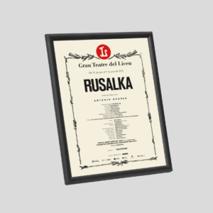 Cartell RUSALKA 35,5x45,5cm