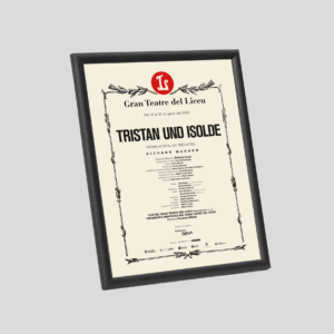 Cartell TRISTAN UND ISOLDE 35,5x45,5cm