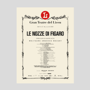 Cartell FAÇANA NOZZE 30x40cm