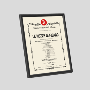 Cartell FAÇANA NOZZE 35,5x45,5cm